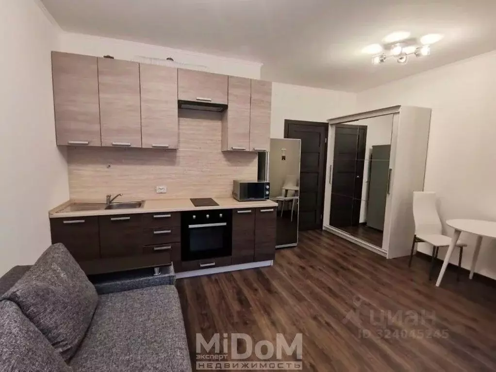 Студия Санкт-Петербург аллея Арцеуловская, 21 (25.0 м) - Фото 2