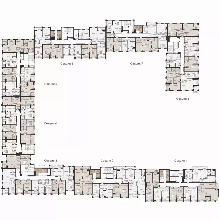 1-к кв. Ростовская область, Ростов-на-Дону Ривьера жилой квартал,  ... - Фото 2