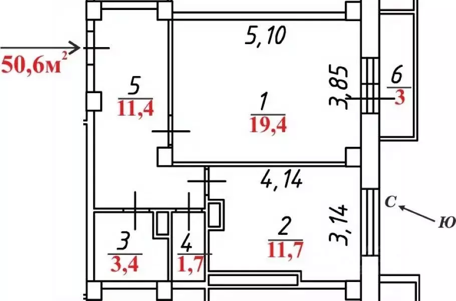1-к кв. Ярославская область, Ярославль ул. Спасская, 2 (47.6 м) - Фото 1