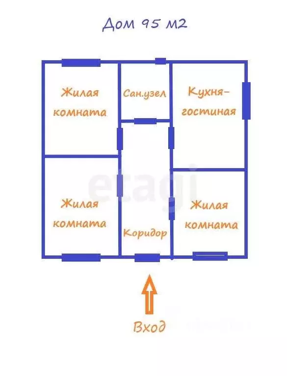 Дом в Краснодарский край, Темрюк Факел садово-огородное товарищество,  ... - Фото 1