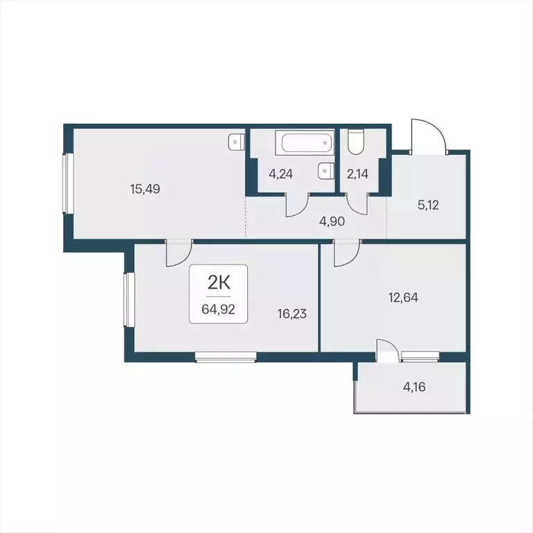 2-к кв. Новосибирская область, Новосибирский район, Мочищенский ... - Фото 1