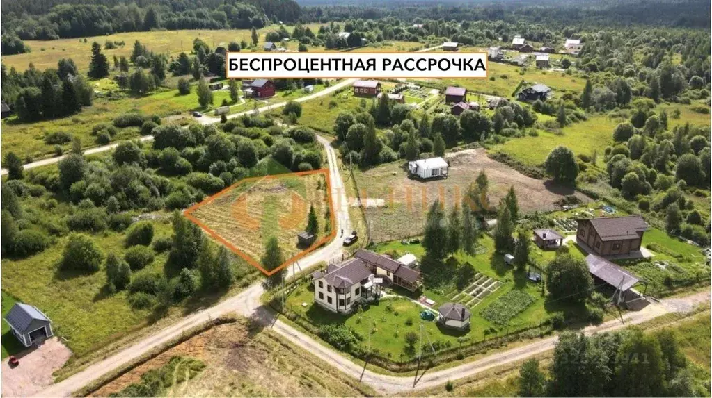 Участок в Ленинградская область, Выборгский район, пос. Первомайское ... - Фото 1