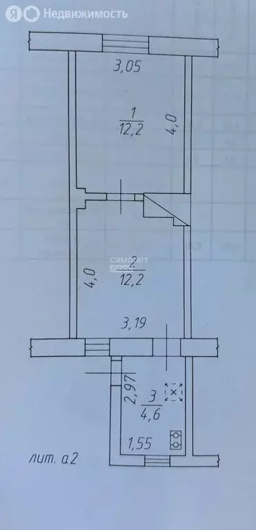 2-комнатная квартира: Михайловск, улица Константинова, 6 (31 м) - Фото 1