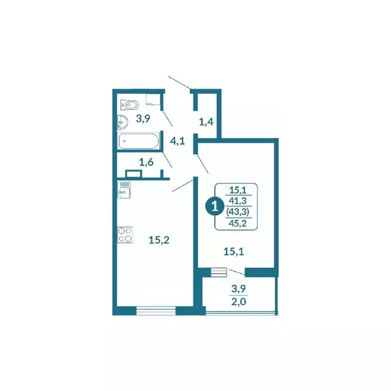 1-к кв. Кировская область, Киров Заводская ул., 14к1 (43.3 м) - Фото 0