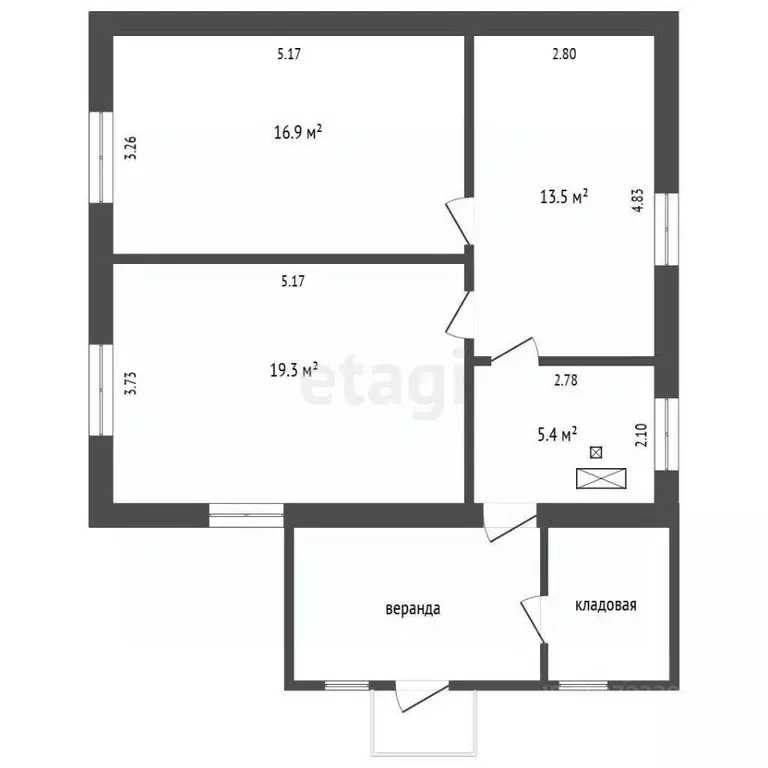 Дом в Башкортостан, Стерлитамакский район, Алатанинский сельсовет, с. ... - Фото 2