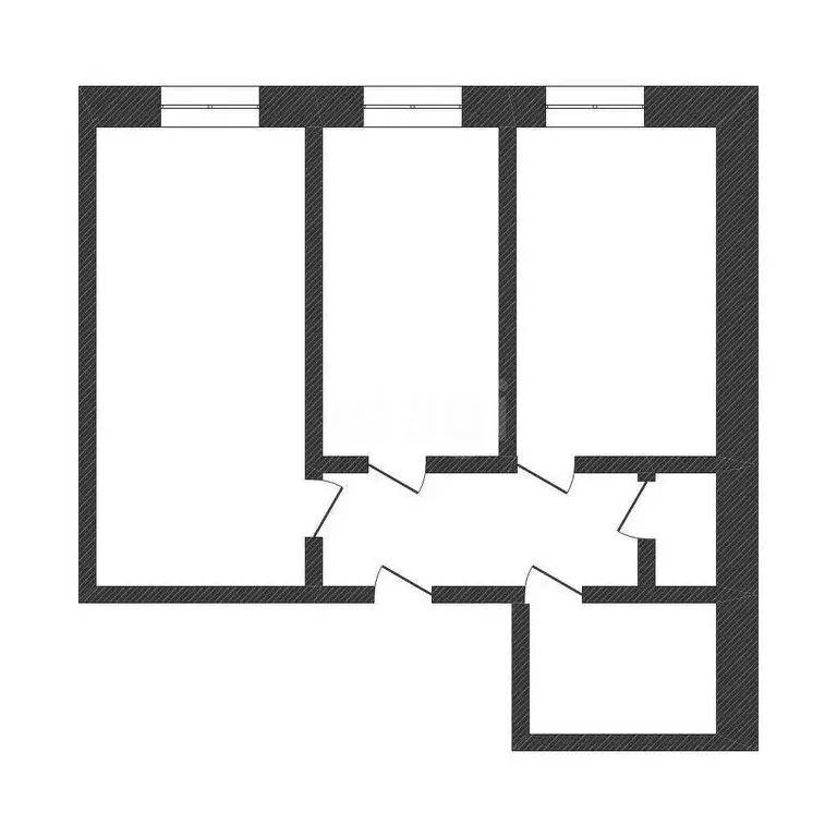 2-комнатная квартира: Курган, Солнечный бульвар, 5 (35 м) - Фото 1