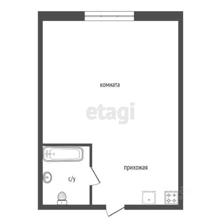 Комната Красноярский край, Красноярск Свердловская ул., 49в (18.3 м) - Фото 2