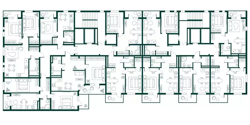 1-к кв. Дагестан, Дербент Новая История жилой комплекс (44.01 м) - Фото 2