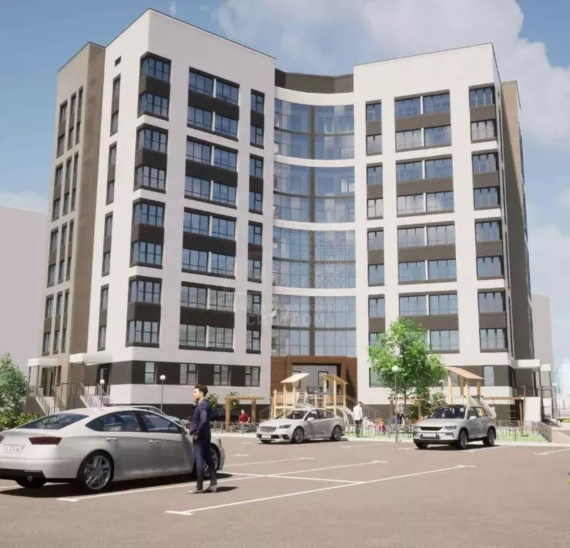 Квартира, 1 комната, 43.98 м - Фото 1