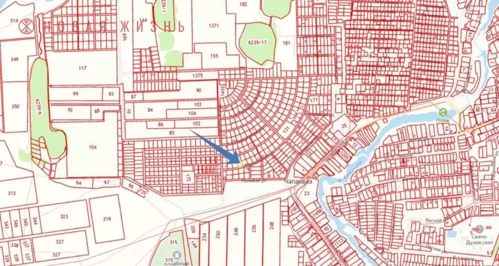 Участок в Самарская область, Волжский район, Черноречье с/пос, пос. ... - Фото 2