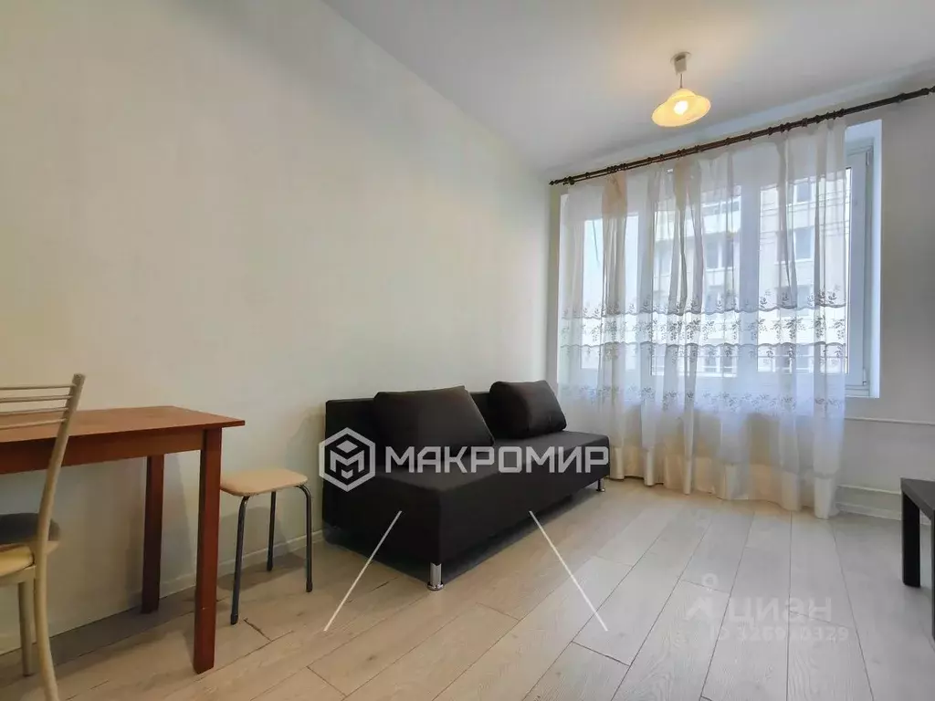 Студия Санкт-Петербург наб. Реки Каменки, 11к2 (21.0 м) - Фото 1