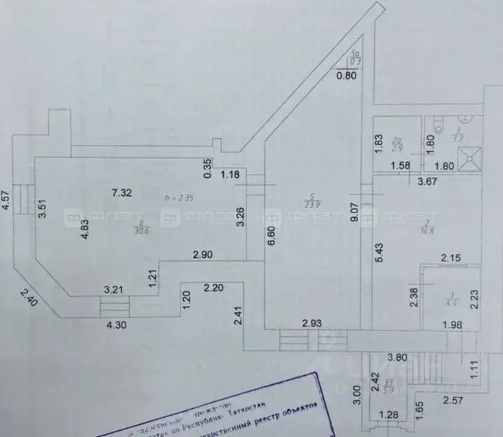 Помещение свободного назначения в Татарстан, Казань ул. Нурсултана ... - Фото 1
