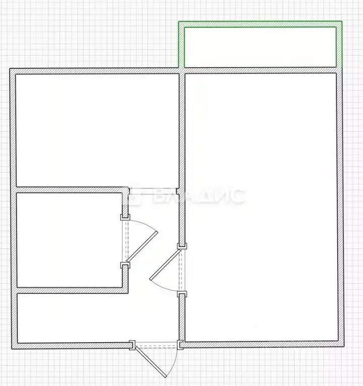 1-к кв. Пензенская область, Пенза Мирская ул., 17 (29.8 м) - Фото 1
