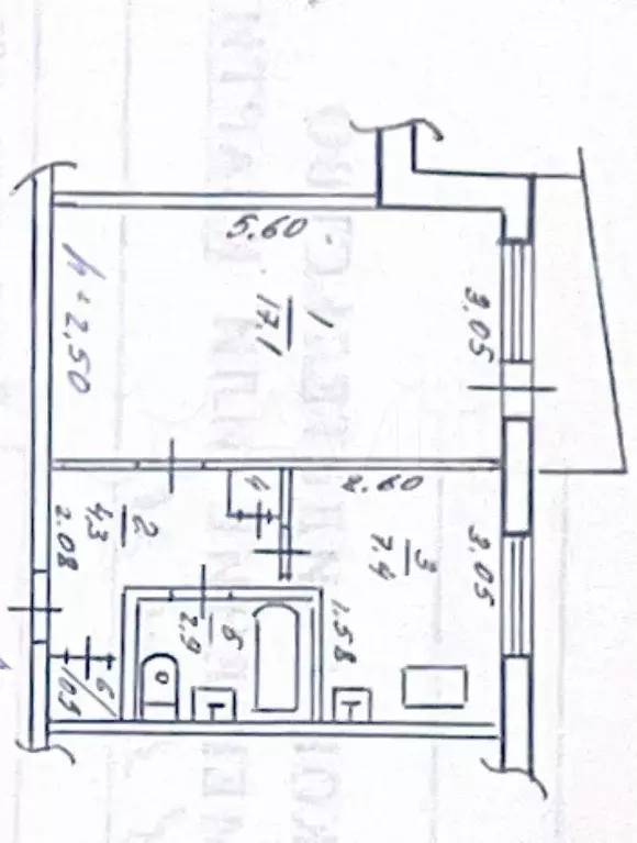1-к. квартира, 33,1 м, 1/9 эт. - Фото 0