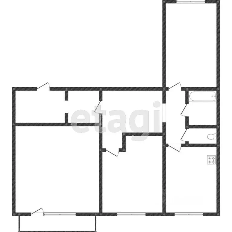 3-к кв. Свердловская область, Нижний Тагил Садовая ул., 87 (62.0 м) - Фото 2