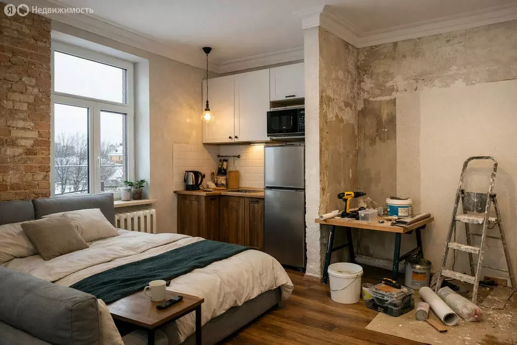 1-комнатная квартира: Астрахань, улица Анатолия Сергеева, 16 (24 м) - Фото 1