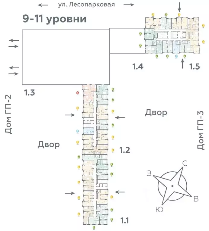 2-к кв. Тюменская область, Тюмень ул. Лесопарковая, 22 (33.6 м) - Фото 1