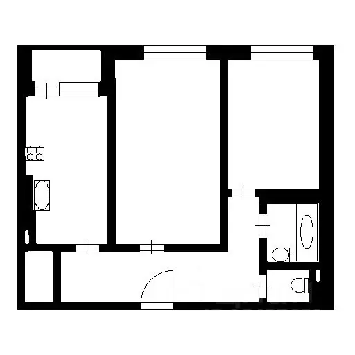 2-к кв. Санкт-Петербург Туристская ул., 23к2 (50.0 м) - Фото 2