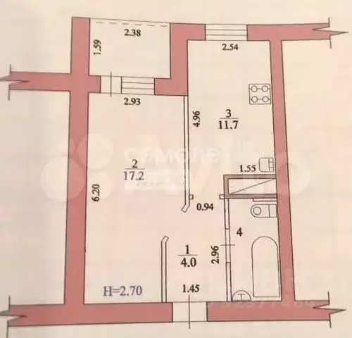 1-к кв. Волгоградская область, Волгоград ул. Генерала Штеменко, 37А ... - Фото 1
