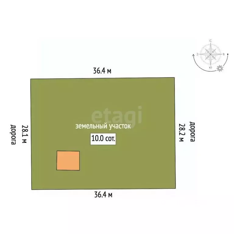 Участок в Татарстан, Мамадыш ул. Георгия Смирнова (10.01 сот.) - Фото 2