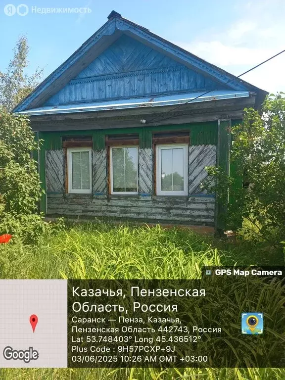 Дом в село Казачья Пелетьма, улица Лука, 1 (42 м) - Фото 0