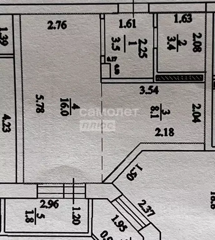 Студия Забайкальский край, Чита ул. Курнатовского, 70 (32.8 м) - Фото 2