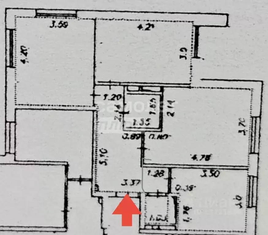 3-к кв. Ямало-Ненецкий АО, Ноябрьск Магистральная ул., 119 (67.6 м) - Фото 1