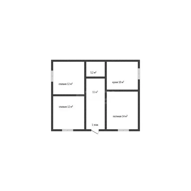 Дом в Махачкала, квартал Учхоз (105 м) - Фото 1