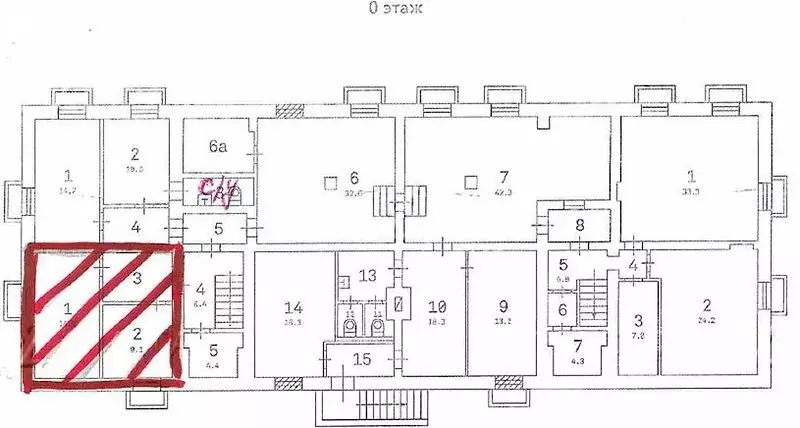 Офис (36 м) - Фото 1