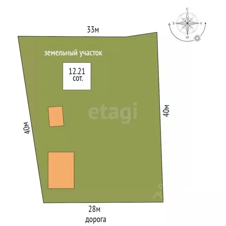 Участок в Ханты-Мансийский АО, Ханты-Мансийск Лесной СОК, 65 (10.0 ... - Фото 1