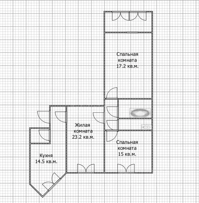 3-к кв. Оренбургская область, Оренбург ул. Карпова, 3 (88.6 м) - Фото 1