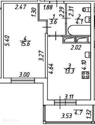 Продаётся 1-к квартира, 36.6 м - Фото 0