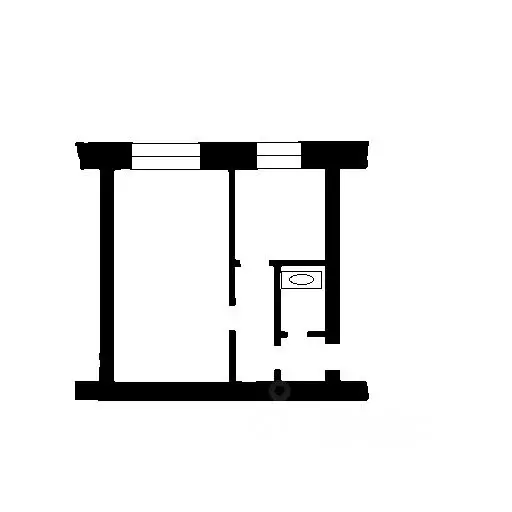 1-к кв. Воронежская область, Воронеж ул. Революции 1905 года, 43 (30.0 ... - Фото 2