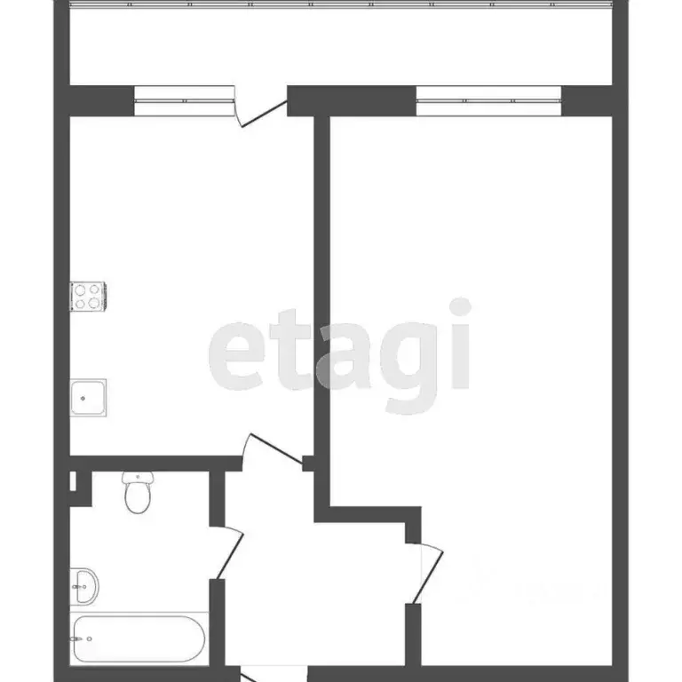 1-к кв. Ростовская область, Ростов-на-Дону ул. Скачкова, 60 (36.0 м) - Фото 1