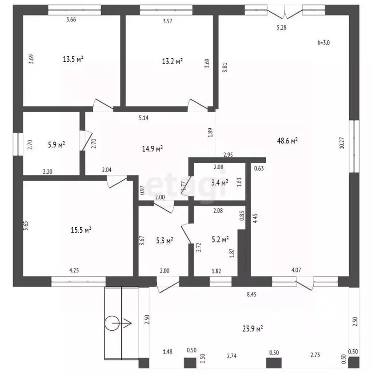 Дом в Ростовская область, Батайск ул. Мира (155 м) - Фото 1