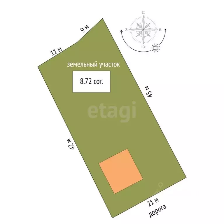 Дом в Краснодарский край, Новороссийск городской округ, с. Борисовка ... - Фото 2