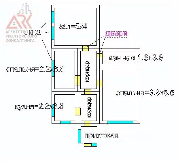 дом в крым, симферополь ул. оленчука, 36 (70 м) - Фото 1