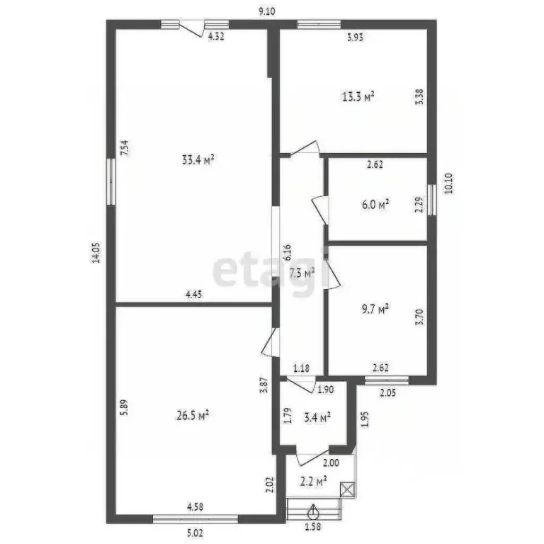 Дом в Ростовская область, Аксайский район, Щепкинское с/пос, пос. ... - Фото 2