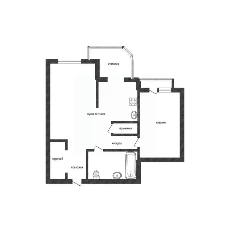 2-к кв. Смоленская область, Смоленск проезд Маршала Конева, 29 (71.2 ... - Фото 1