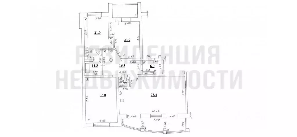 4-к кв. Самарская область, Самара Садовая ул., 256 (196.4 м) - Фото 2
