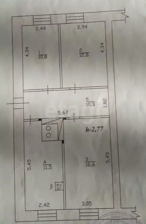 Дом, 62 м - Фото 1