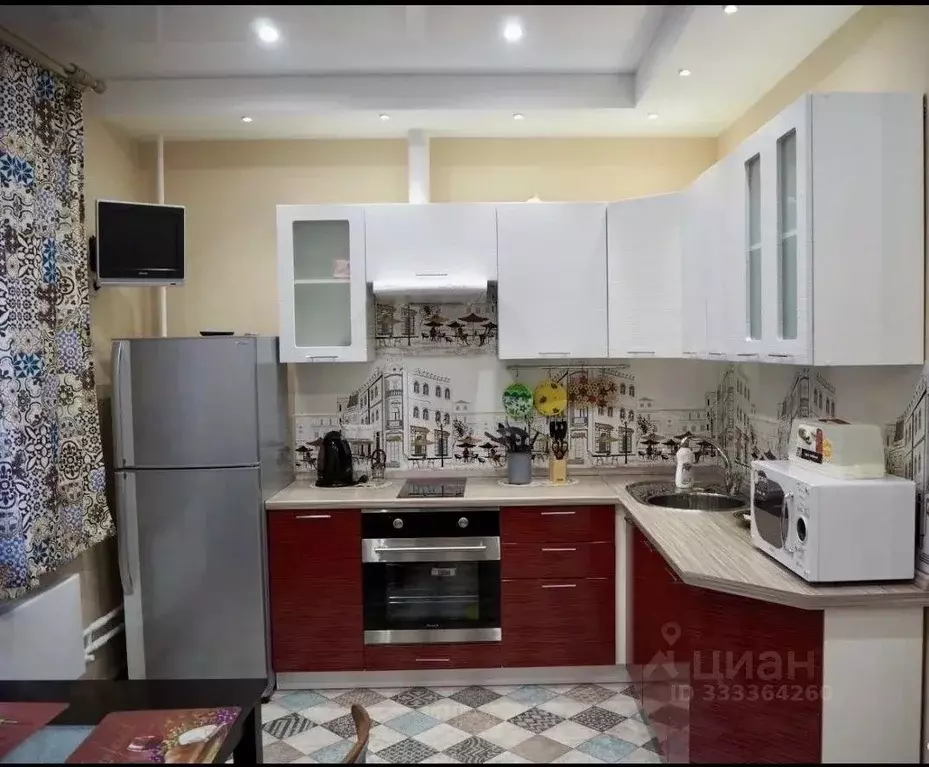 Квартира, 1 комната, 46.5 м - Фото 1