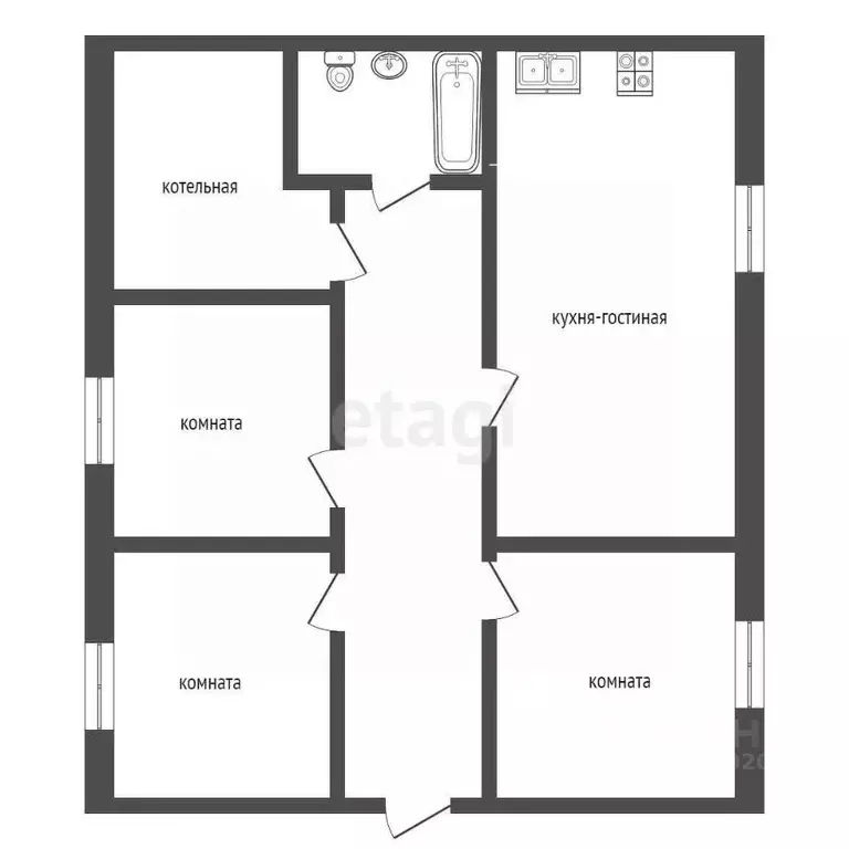 Дом в Ярославская область, Ярославль ул. Заостровка, 6 (120 м) - Фото 1