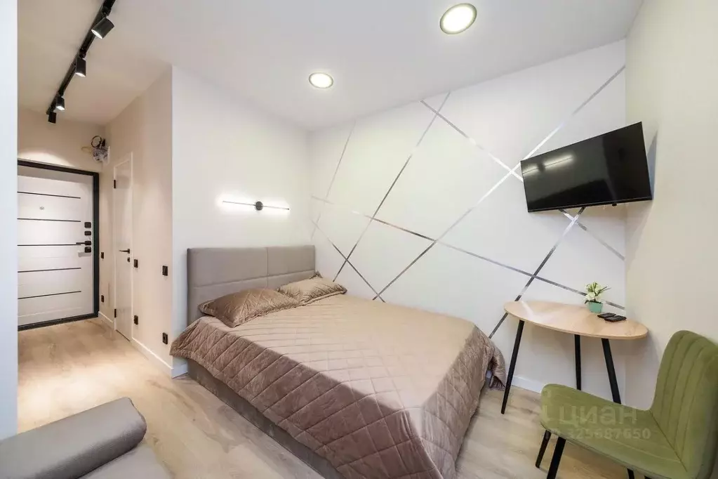 Студия Краснодарский край, Сочи Бытха мкр, ул. Ясногорская, 16/2к10 ... - Фото 1