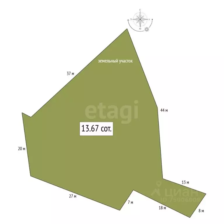 Участок в Алтай, Майминский район, Катунь СТ 35 (13.67 сот.) - Фото 2