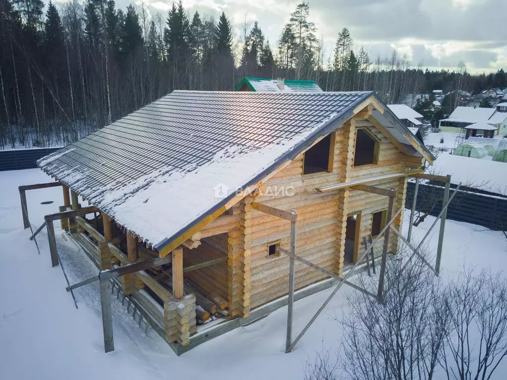 Дом в Карелия, Прионежский район, Шуйское с/пос, Контакт-1 СК ул. ... - Фото 1