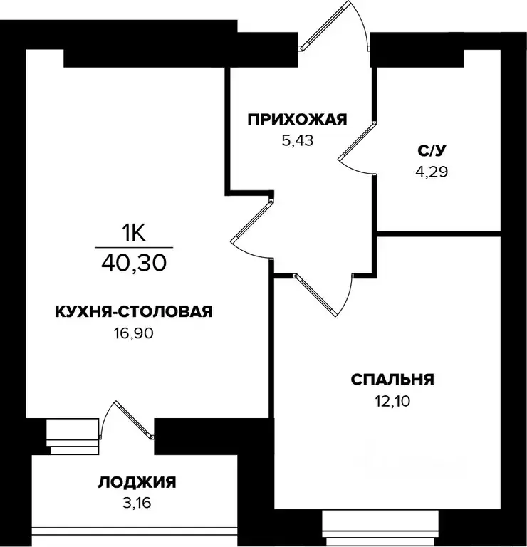 1-к кв. Мордовия, Саранск ул. Тани Бибиной, 13Г (40.3 м) - Фото 1