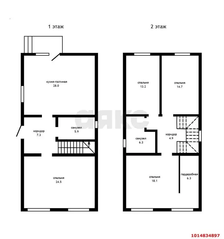 Дом в Южный, 8-й Заветный переулок, 7 (145.7 м) - Фото 2