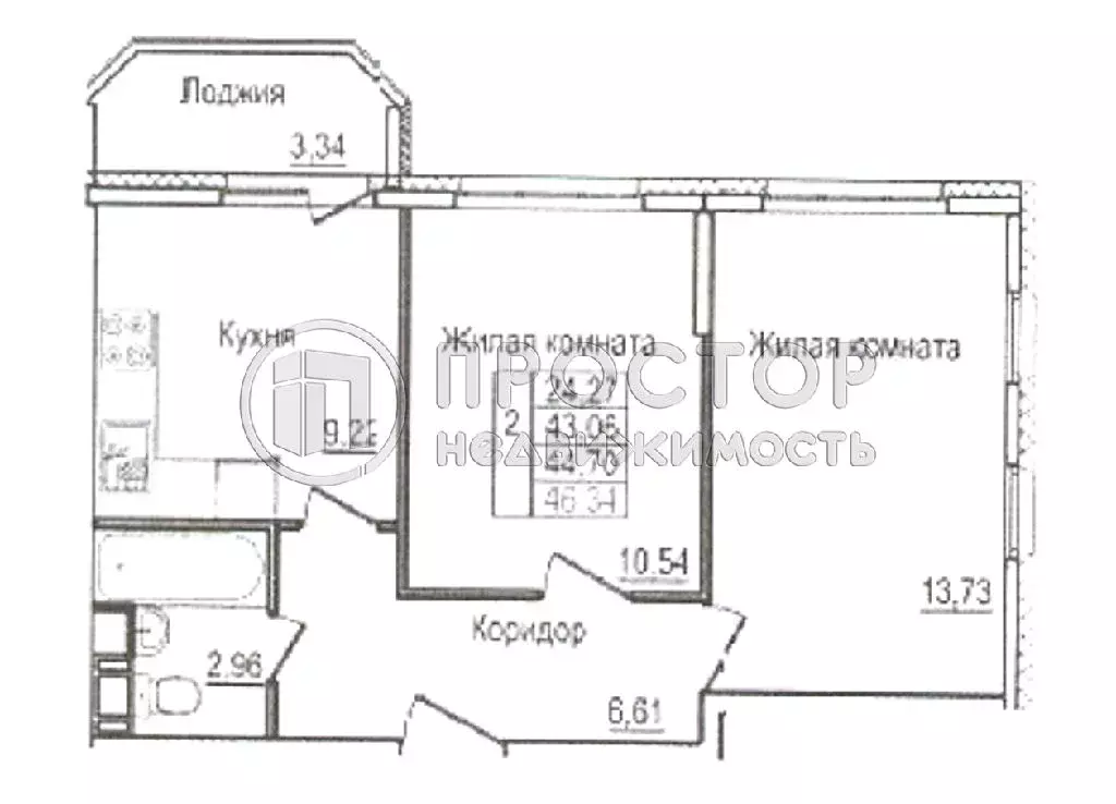 Продается 2-комнатная квартира - Фото 2