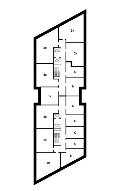 2-к кв. Воронежская область, Воронеж наб. Чуева, 7 (63.05 м) - Фото 1